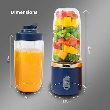 Portable USB Rechargeable Blender (400ml)